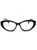 001 - shiny black/clear demo lens