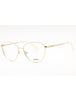 032 - pale gold/clear demo lens