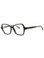 001 - shiny black/clear demo lens