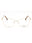 032 - pale gold/clear demo lens