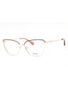 028 - shiny rose gold/clear demo lens