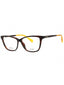 052 - dark havana/clear demo lens