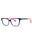 090 - shiny blue/clear demo lens