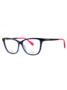 090 - shiny blue/clear demo lens