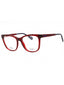 066 - shiny red/clear demo lens