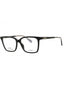 001 - shiny black/clear demo lens