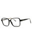 001 - shiny black/clear demo lens