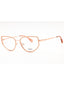 033 - pink gold/clear demo lens