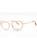 033 - pink gold/clear demo lens
