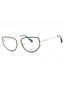 096 - shiny dark green/clear demo lens