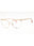 032 - pale gold/clear demo lens