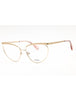 032 - pale gold/clear demo lens