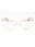 032 - pale gold/clear demo lens