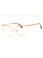 033 - pink gold/clear demo lens