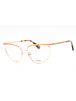 033 - pink gold/clear demo lens