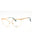 030 - shiny deep gold/clear demo lens