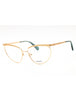 030 - shiny deep gold/clear demo lens