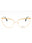 030 - shiny deep gold/clear demo lens