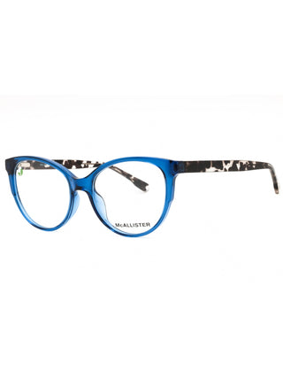 McAllister MC4511 eyeglasses featuring a sleek, lightweight black metal frame with a modern rectangular design.