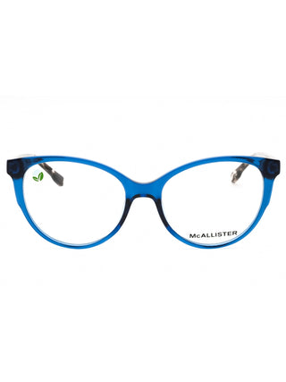 McAllister MC4511 eyeglasses featuring a sleek, lightweight black metal frame with a classic rectangular design.