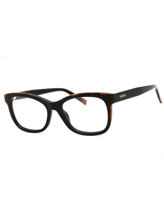 Missoni MIS 0090 eyeglasses featuring a stylish multicolored acetate frame with a signature zigzag pattern.