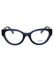 08Q1O1 - Blue Transparent / clear demo lens