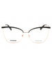 02M2 00 - BLACK GOLD/clear demo lens