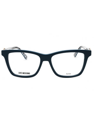 Moschino Love MOL610 eyeglasses featuring a sleek, lightweight frame in a classic design with signature branding.
