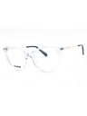 0MVU 00 - Transparent Azure Blue/Clear demo lens