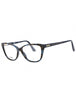 0EDC 00 - BLACK BLUE HAVANA/clear demo lens