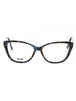 0EDC 00 - BLACK BLUE HAVANA/clear demo lens