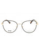 02M2 00 - BLK GOLD/Clear demo lens