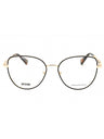 02M2 00 - BLK GOLD/Clear demo lens