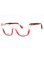 06XQ 00 - CRYSTAL RED/Clear demo lens