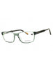325 - OLIVE CRYSTAL/clear demo lens