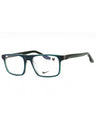 414 - NAVY TRI-LAMINATE/clear demo lens