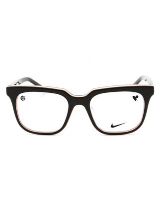Nike 7167LB eyeglasses with a black rectangular frame and silver temples.