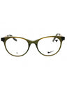 317 - OLIVE/BLUE LAMINATE/Clear demo lens