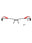 006 - Satin Black/Matte Team Red/clear demo lens