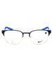 412 - MATTE BLUE VOID/SILVER/clear demo lens