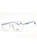 045 - SHINY SILVER/BLUE/Clear demo lens
