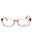 601 - CRYSTAL ROSE/Clear demo lens