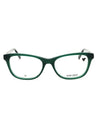 340 - EMERALD MILKY/clear demo lens