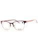 602 - BURGUNDY/clear demo lens