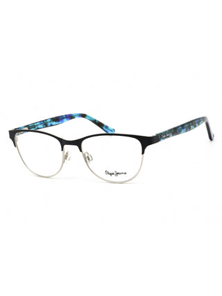Pepe Jeans PJ1273 oval eyeglasses in navy with clear lenses, 50mm frame width.