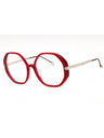 09WA - Shiny Transparent Red/Clear demo lens
