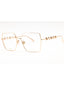 0300 - SHINY ROSE GOLD/clear demo lens