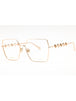 0300 - SHINY ROSE GOLD/clear demo lens