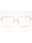 0300 - SHINY ROSE GOLD/clear demo lens
