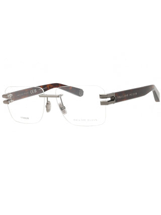 Philipp Plein VPP086M titanium Rectangular Men's Eyeglasses